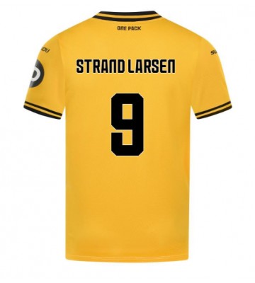 Wolves Jorgen Strand Larsen #9 Primera Equipación 2024-25 Manga Corta